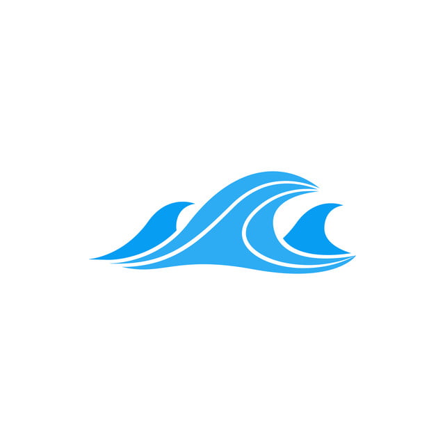 pngtree sea waves icon simple style png image 1818951